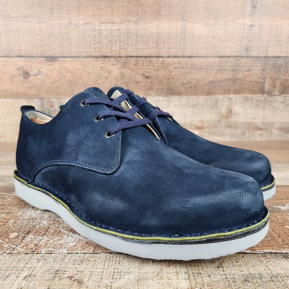 Samuel Hubbard Men's Sz 11.5 Extra Wide Free Casual Walking Navy Nubuck Comfort